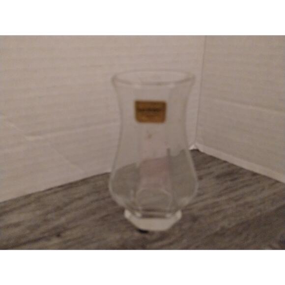 4" Clear Panel Luminarc Vase Made in France - Picture 2 of 3